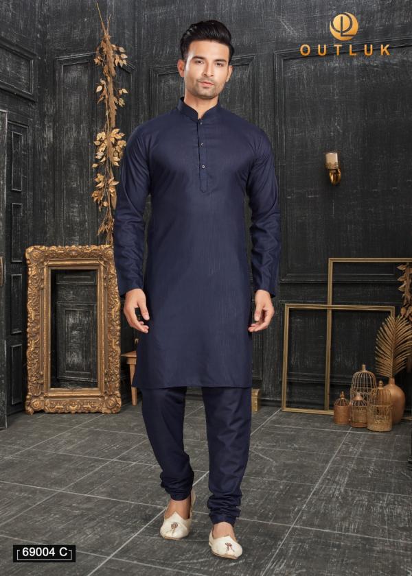 Outluk 69 C Regular Wear Cotton Kurta With Pajama Collection